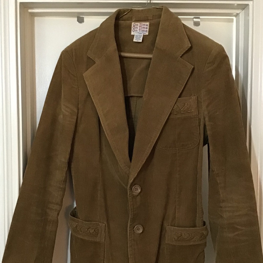 Vintage Corduroy Sports Coat Jacket 44 Prime Time